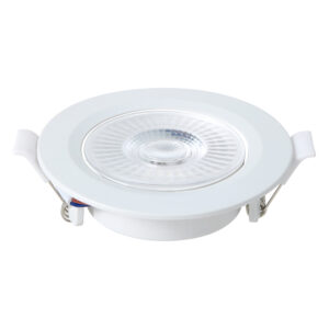Spot LED Embutir Redondo 8W 3.000K - Branco