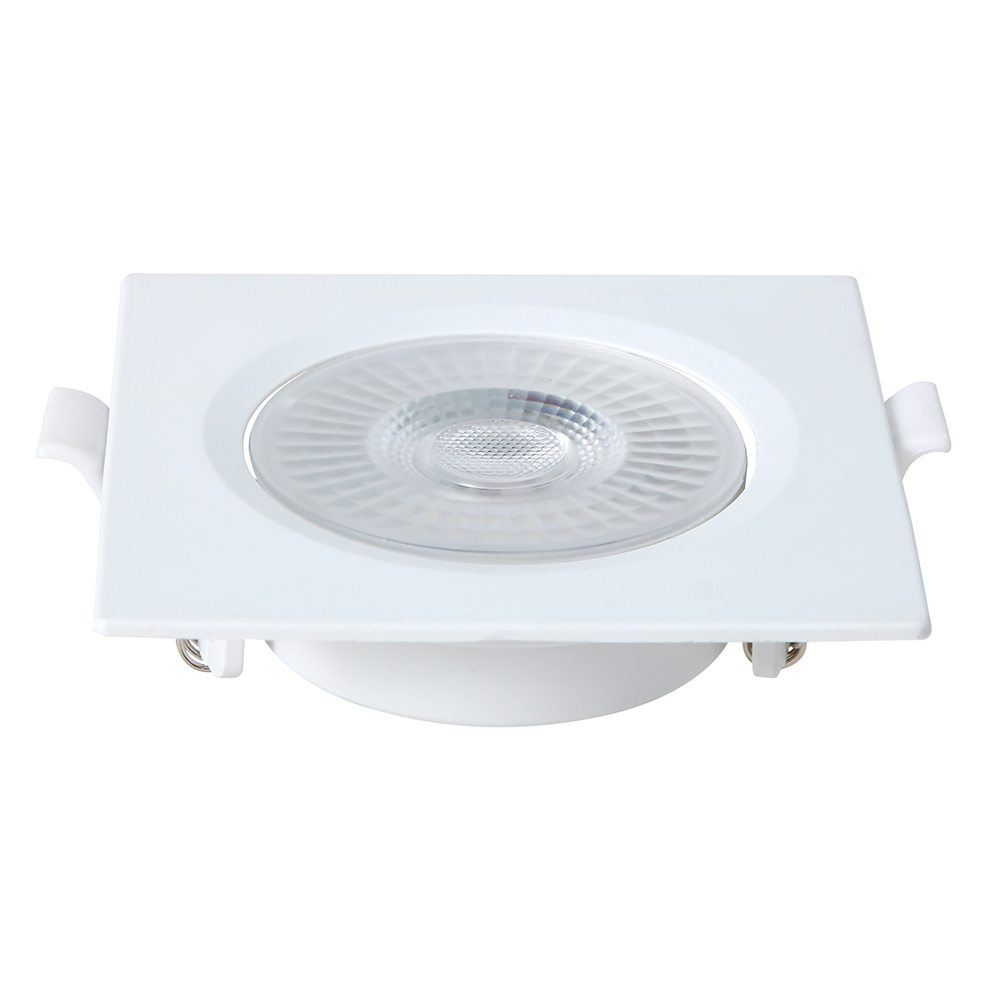 Spot LED Embutir Quadrado 8W 6.500K - Branco