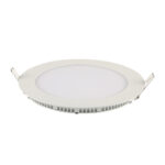 Painel LED TECH Slim Redondo Embutir 12W 6.500K - Branco