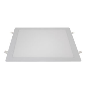 Painel LED TECH Slim Quadrado Embutir 24W 3.000K - Branco