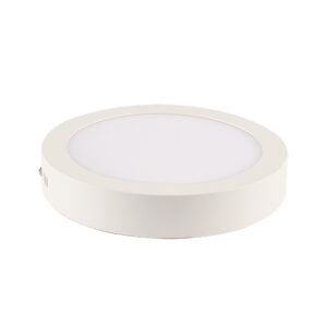Painel LED TECH Slim Redondo Sobrepor 12W 6.500K - Branco