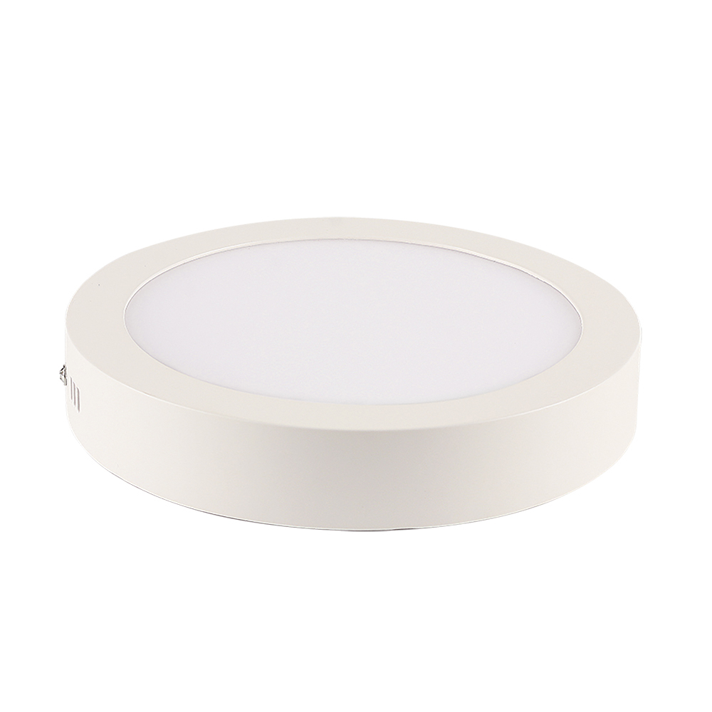 Painel LED TECH Slim Redondo Sobrepor 18W 4.100K - Branco