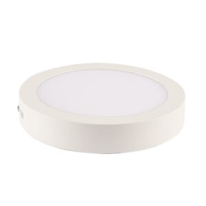Painel LED TECH Slim Redondo Sobrepor 18W 6.500K - Branco
