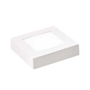 Painel LED TECH Slim Quadrado Sobrepor 6W 6.500K - Branco
