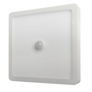 Painel LED Com Sensor Sobrepor Quadrado 18W 6.500K - Branco