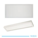 Painel Backlight LED Sobrepor Retangular Alumínio 30W 4.100K - Branco