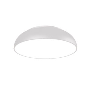 Plafon Pleno Redondo Alumínio 40cm - Branco