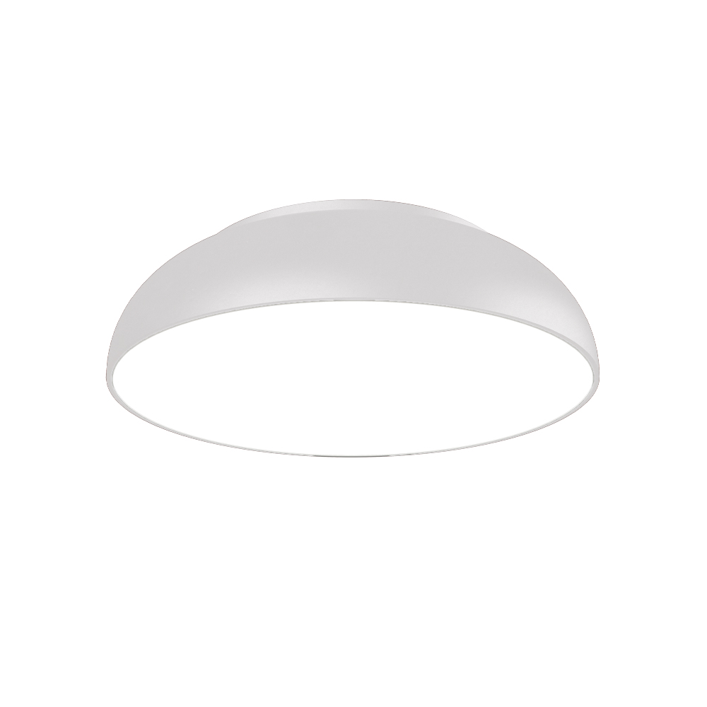 Plafon Pleno Redondo Alumínio 40cm - Branco
