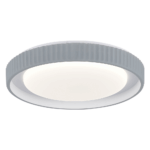 Plafon LED Nara 48W Bivolt Temperatura de Cor Ajustável - Cinza