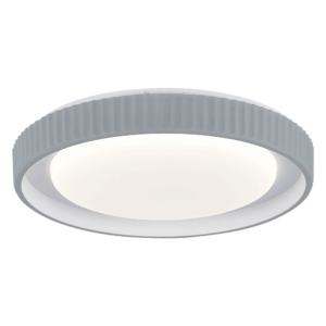 Plafon LED Nara 48W Bivolt Temperatura de Cor Ajustável - Cinza