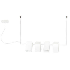 Pendente Kina Light Alumínio 70cm - Branco