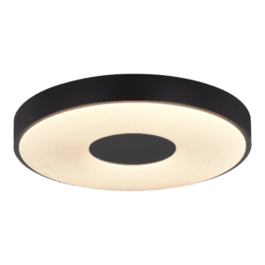 Plafon LED Elis 48W Bivolt Temperatura de Cor Ajustável - Preto