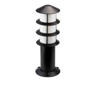 Balizador Oriental 35cm - Preto Fosco