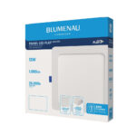 Painel LED Play ABS Embutir Quadrado 12W Bivolt 6.500K - Branco