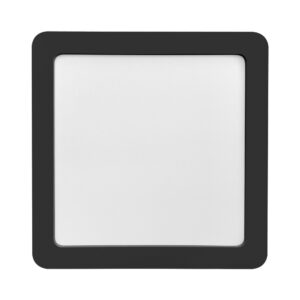 Painel LED Play Sobrepor Quadrado 12W Bivolt 3.000K - Preto