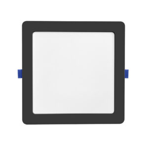 Painel LED Play Embutir Quadrado 18W Bivolt 4.100K - Preto