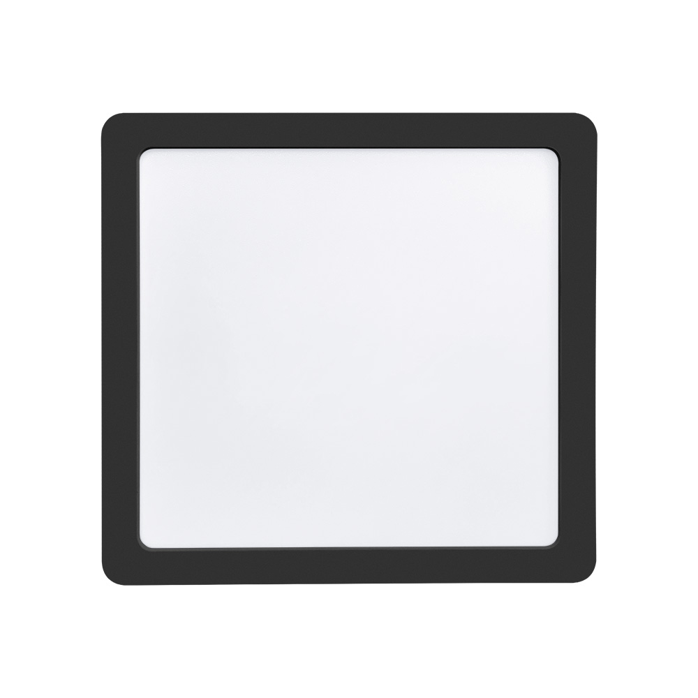 Painel LED Play Sobrepor Quadrado 18W Bivolt 3.000K - Preto