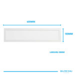 Painel LED Sobrepor Retangular 20W - Branco Neutro 4.100K