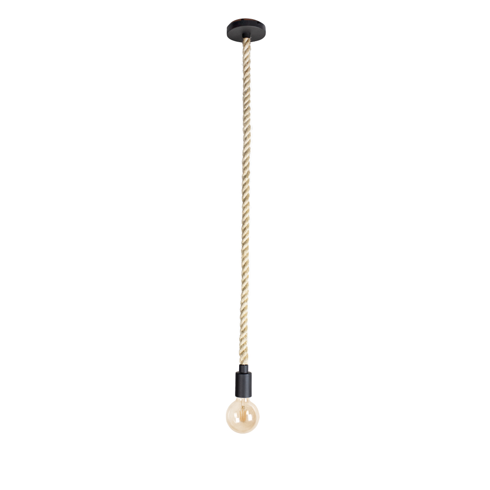 Pendente Sailor Corda Sisal - Preto