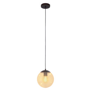 Pendente Globb 1 Globo - Vidro Âmbar