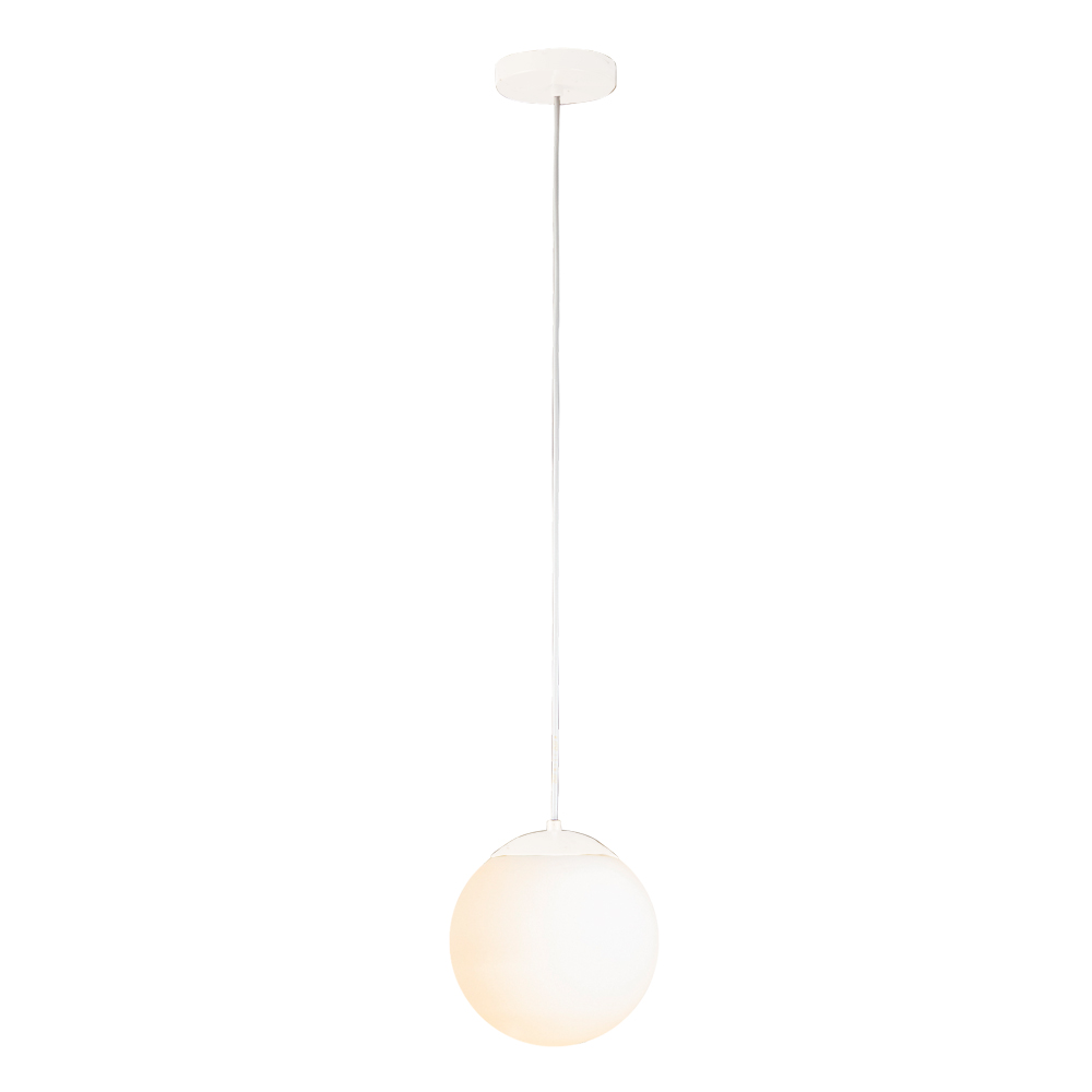 Pendente Globb 1 Globo - Vidro Leitoso