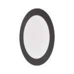 Painel LED Play Embutir Redondo 12W Bivolt 4.100K - Preto