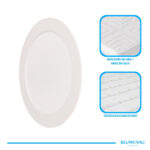 Painel LED Play Embutir Redondo 12W Bivolt 4.100K - Branco