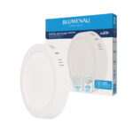 Painel LED Play Sobrepor Redondo 12W Bivolt 3.000K - Branco