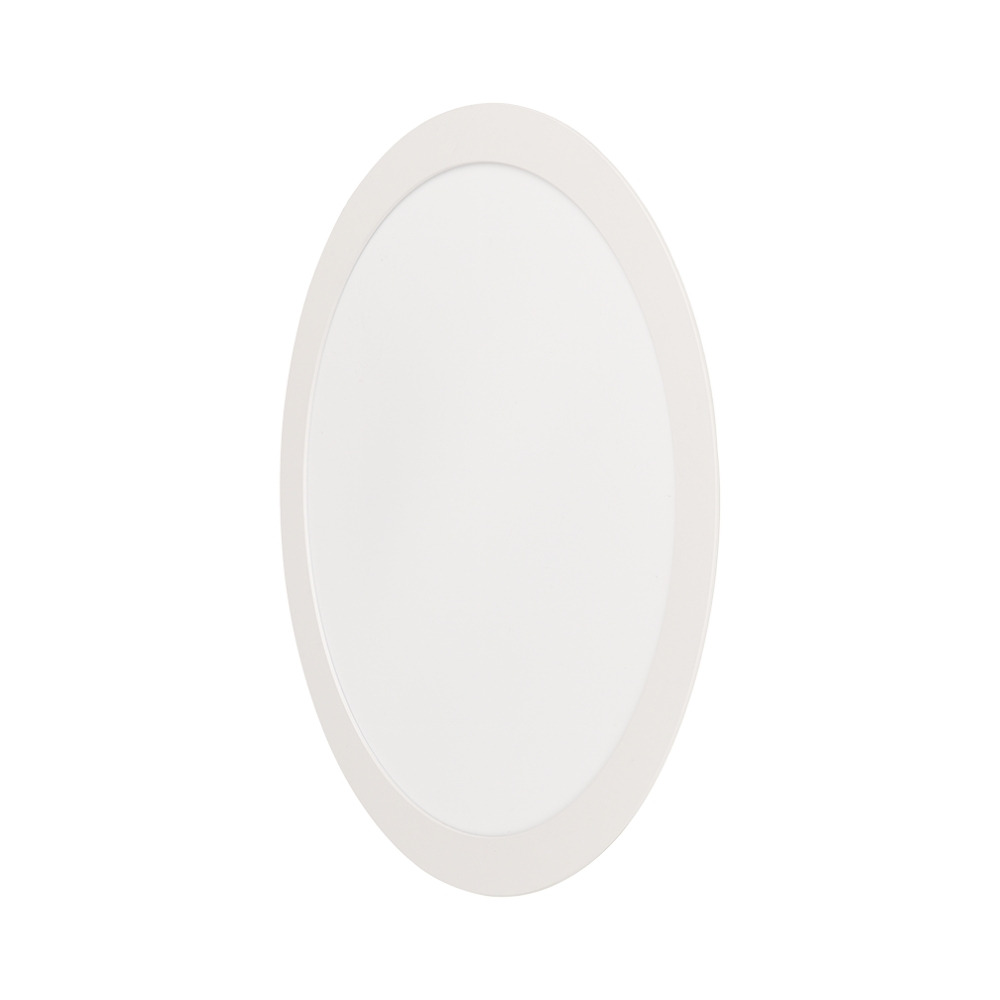 Painel LED Play Embutir Redondo 18W Bivolt 6.500K - Branco