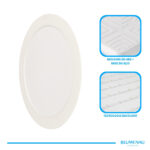 Painel LED Play Embutir Redondo 24W Bivolt 4.100K - Branco